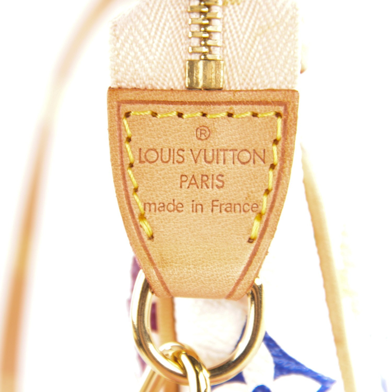 Louis Vuitton Monogram Multicolor Pochette Accessories White 8 of 9