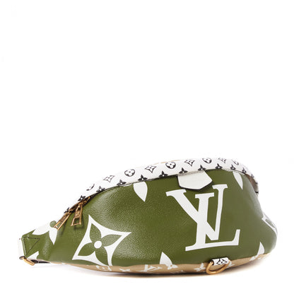 Louis Vuitton Monogram Giant Bumbag Kaki Beige 4 of 9