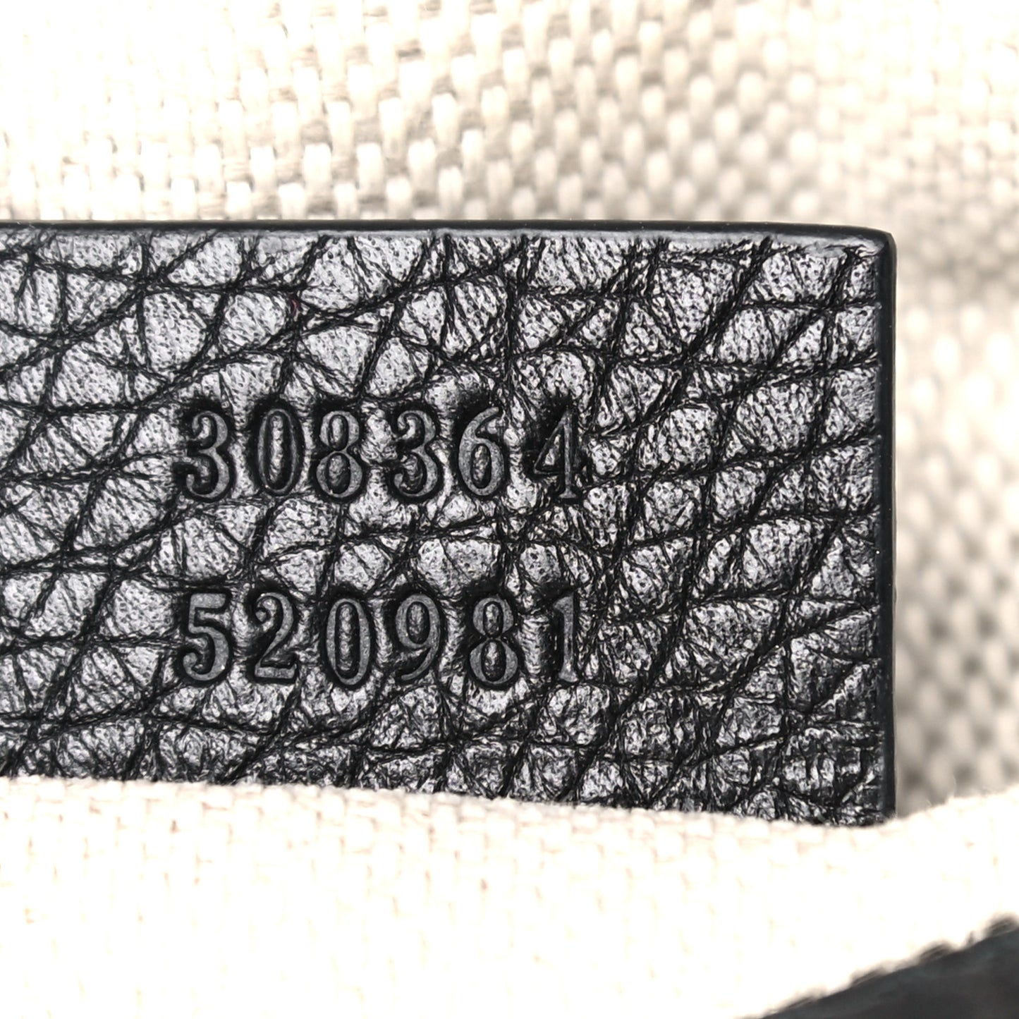 Pebbled Calfskin Small Soho Disco Bag Black