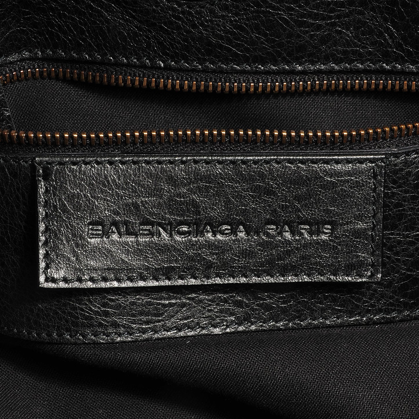 Agneau Classic Hardware Sunday Tote M Black