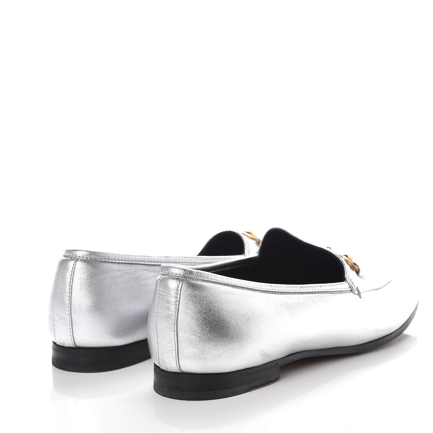 Metallic Nappa Womens Jordaan Loafers 40 Argento