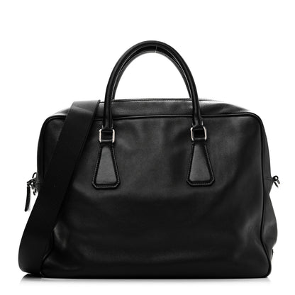 Prada Vitello City Briefcase Black 1 of 9