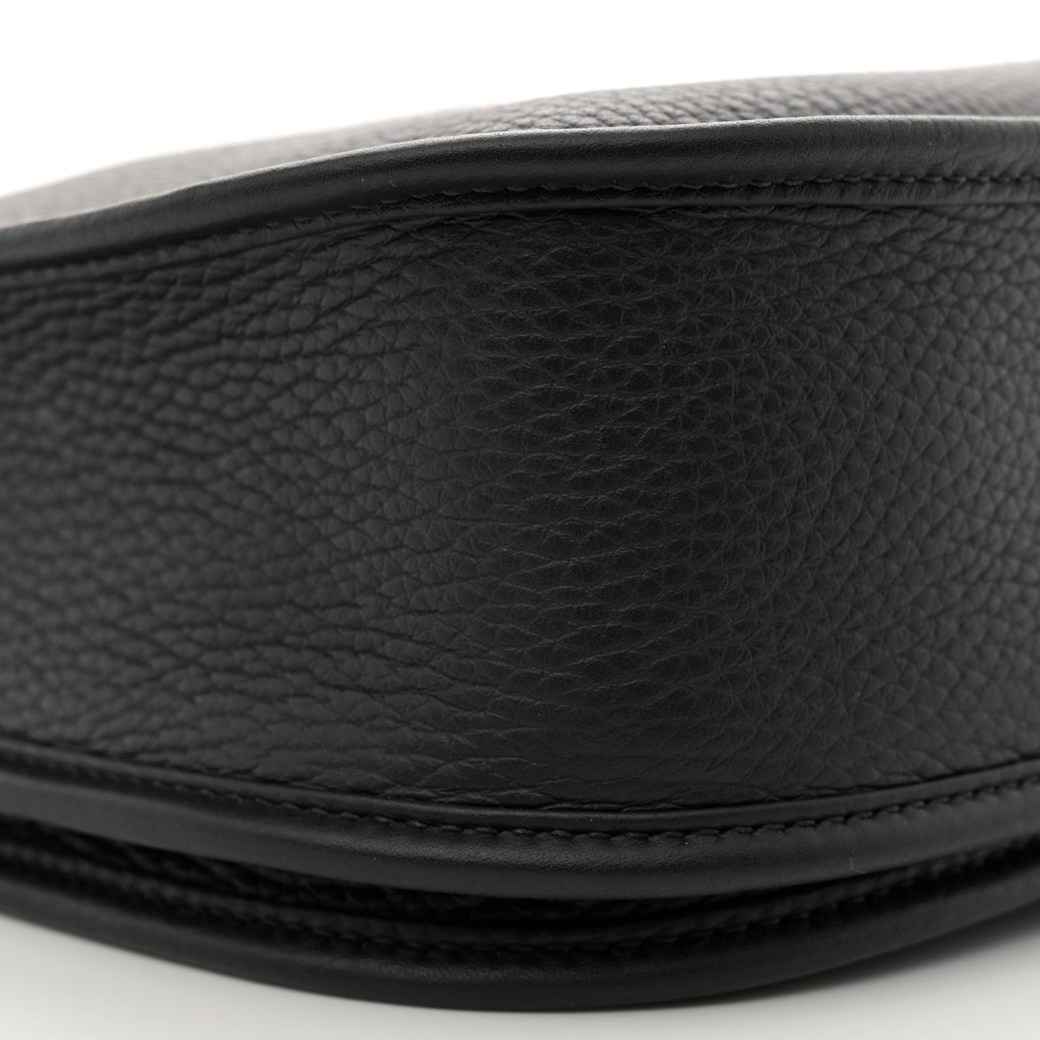 Hermes Taurillon Clemence EVELYNE III PM  Black 9 of 12