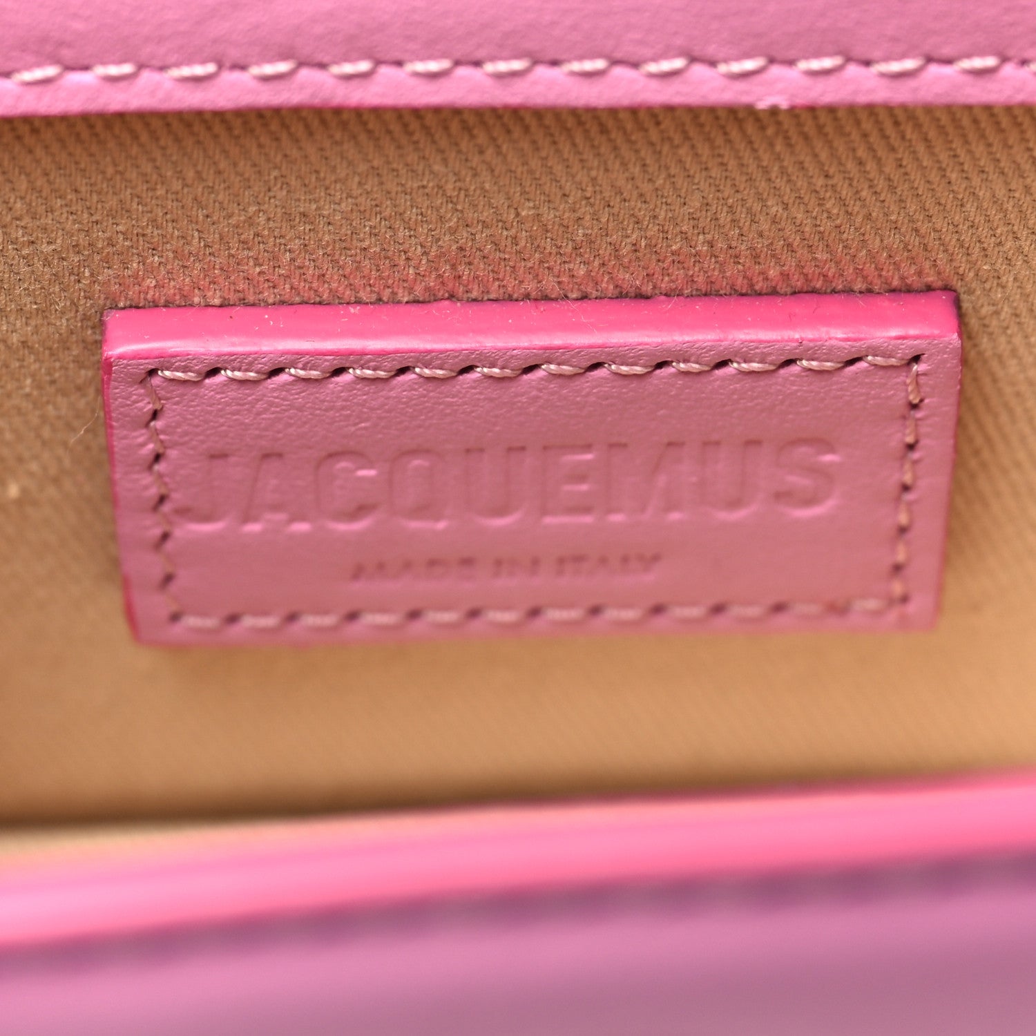 Jacquemus Smooth Calfskin Le Chiquito Pink 6 of 9