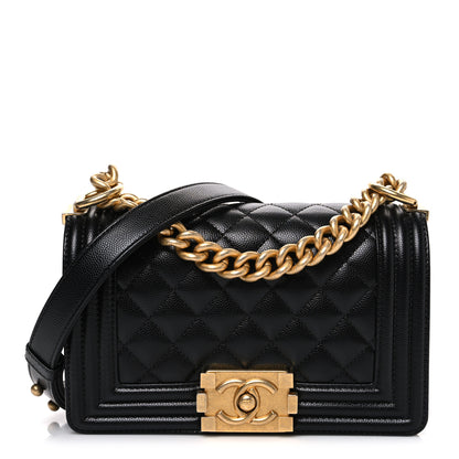 Chanel Caviar Quilted Small Boy Flap Black 1 of 11