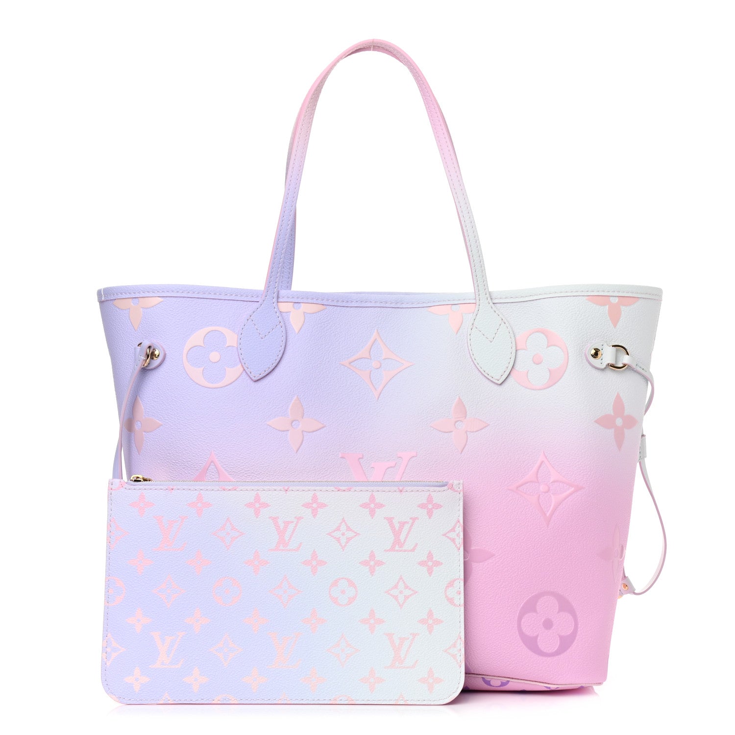 Louis Vuitton Monogram Giant Spring In The City Neverfull MM Sunrise Pastel 1 of 8