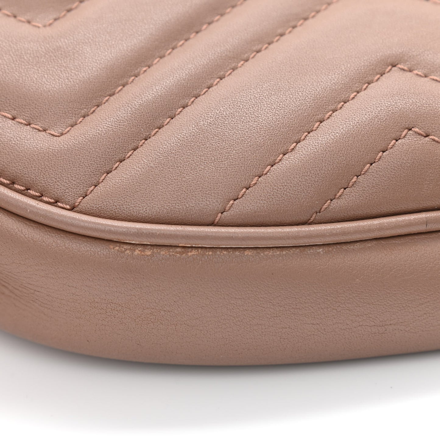 Calfskin Matelasse GG Marmont Belt Bag 95 38 Porcelain Rose