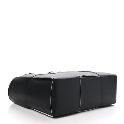 Bottega Veneta Nappa Maxi Intrecciato Medium Arco Tote Black White 5 of 10