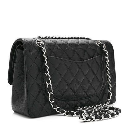 Chanel Caviar Quilted Medium Double Flap Black 3 of 10