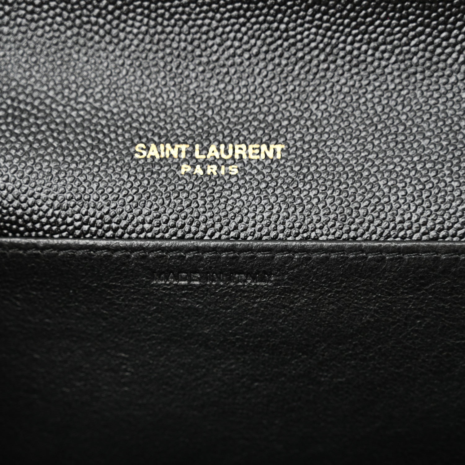 Saint Laurent Grain De Poudre Uptown Chain Wallet Black 7 of 11