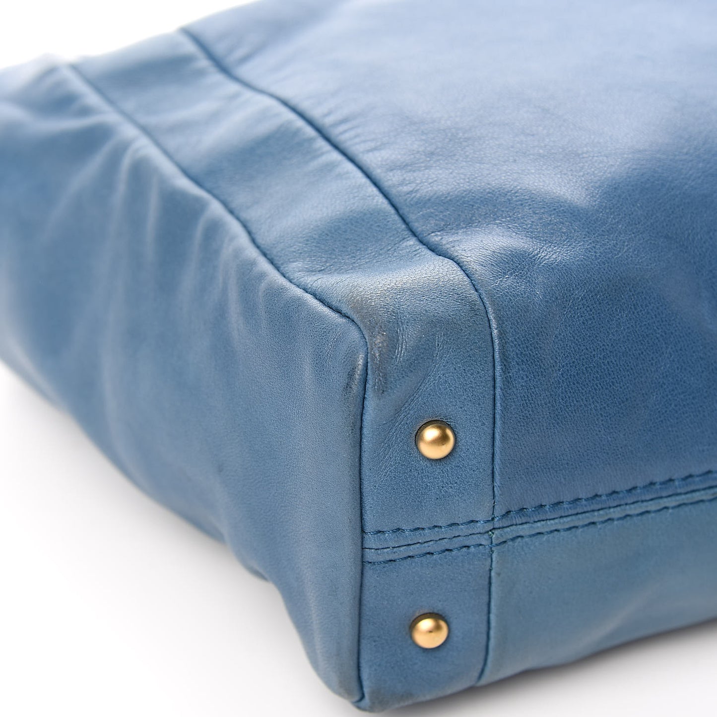 Lambskin Small Olsen Shoulder Bag Blue