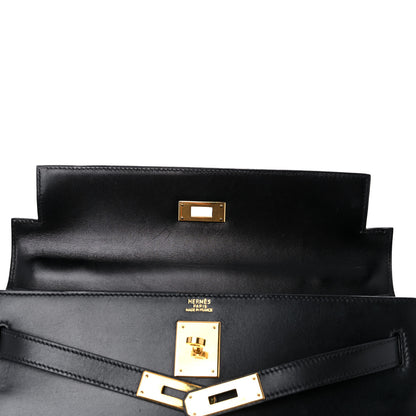 Hermes Box Kelly Sellier 32 Black 18 of 54