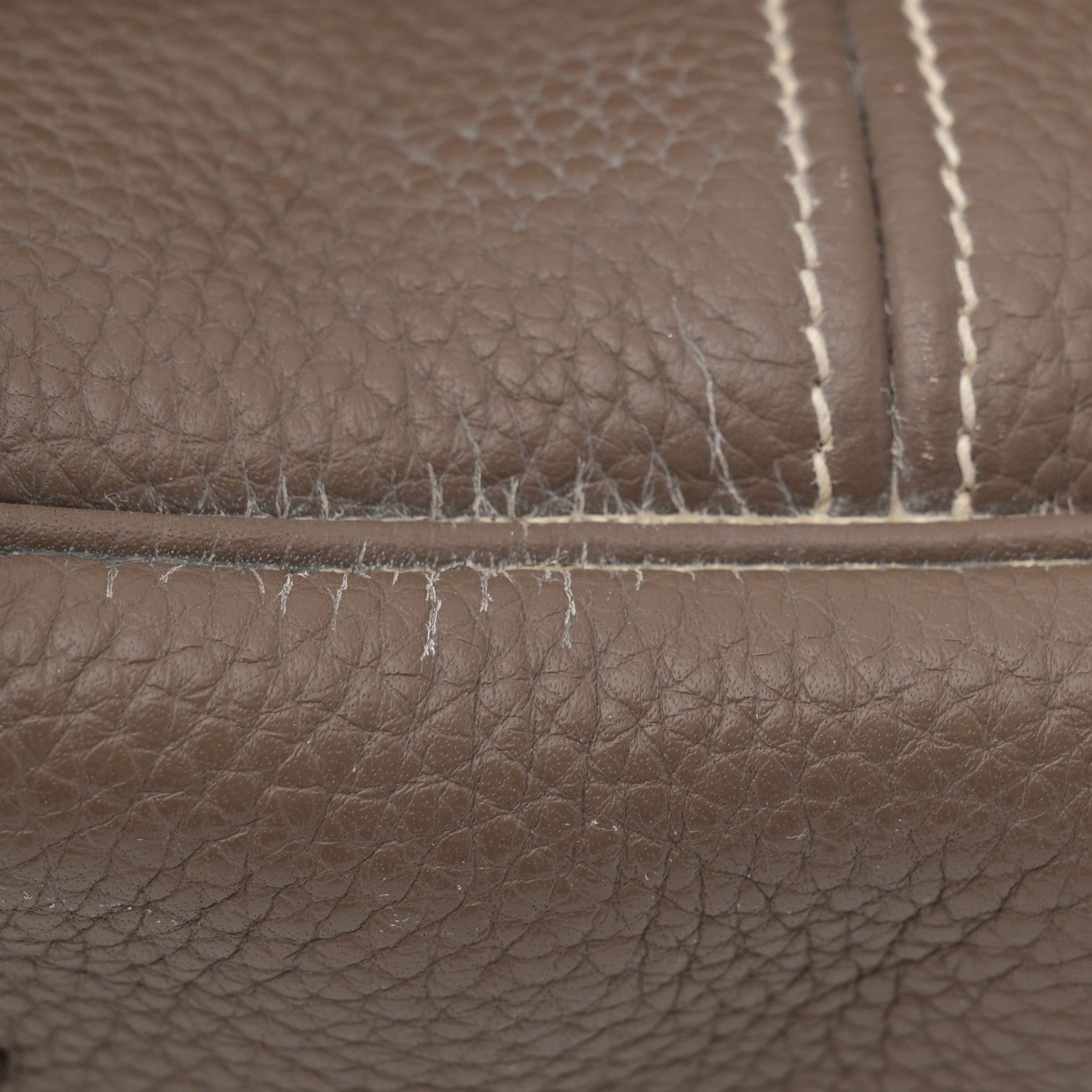 Hermes Taurillon Clemence Victoria II 35 Etoupe 15 of 15
