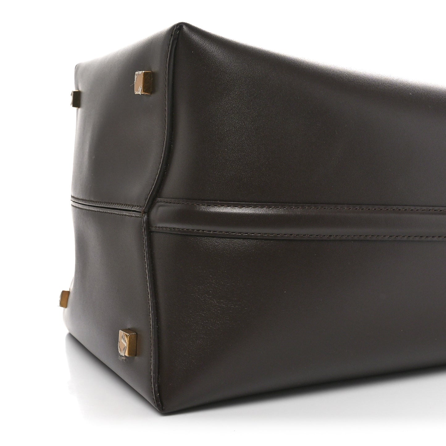 Shiny Calfskin Le 37 Bucket Bag Arabica