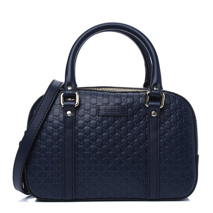 Gucci Soft Microguccissima Small Crossbody Bag Blue 1 of 4