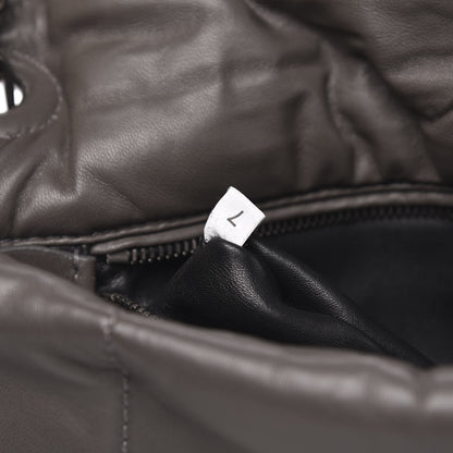 Prada Nappa Bomber Sound Chain Flap Shoulder Bag Ardesia 7 of 9
