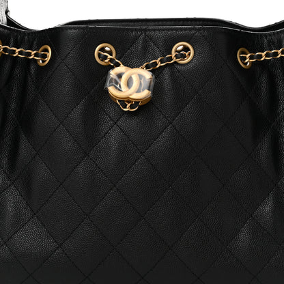 Chanel Caviar Quilted Small Chanel 25 Handbag Black 8 of 11