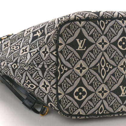 Louis Vuitton Jacquard Since 1854 Neverfull MM Grey 9 of 10