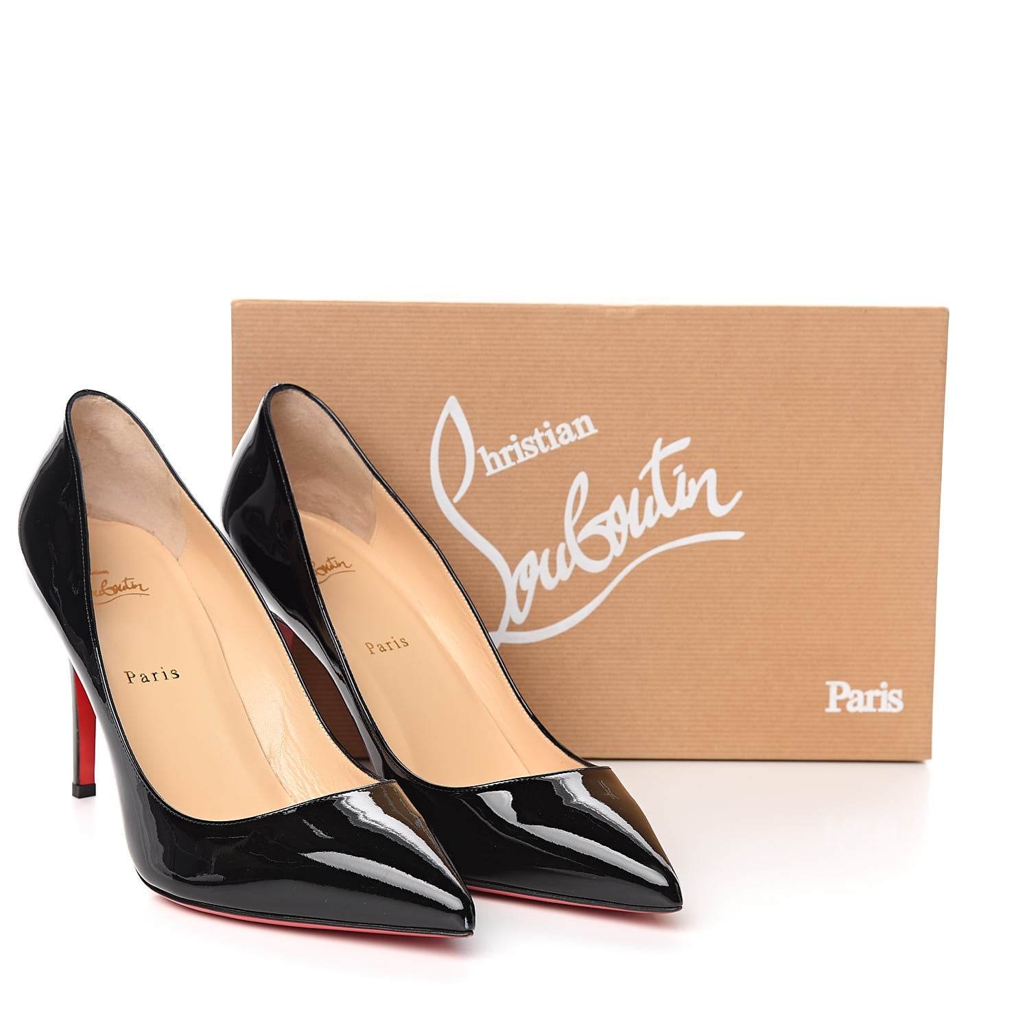 Christian Louboutin Patent Pigalle 85 Pumps 41 Black 8 of 8