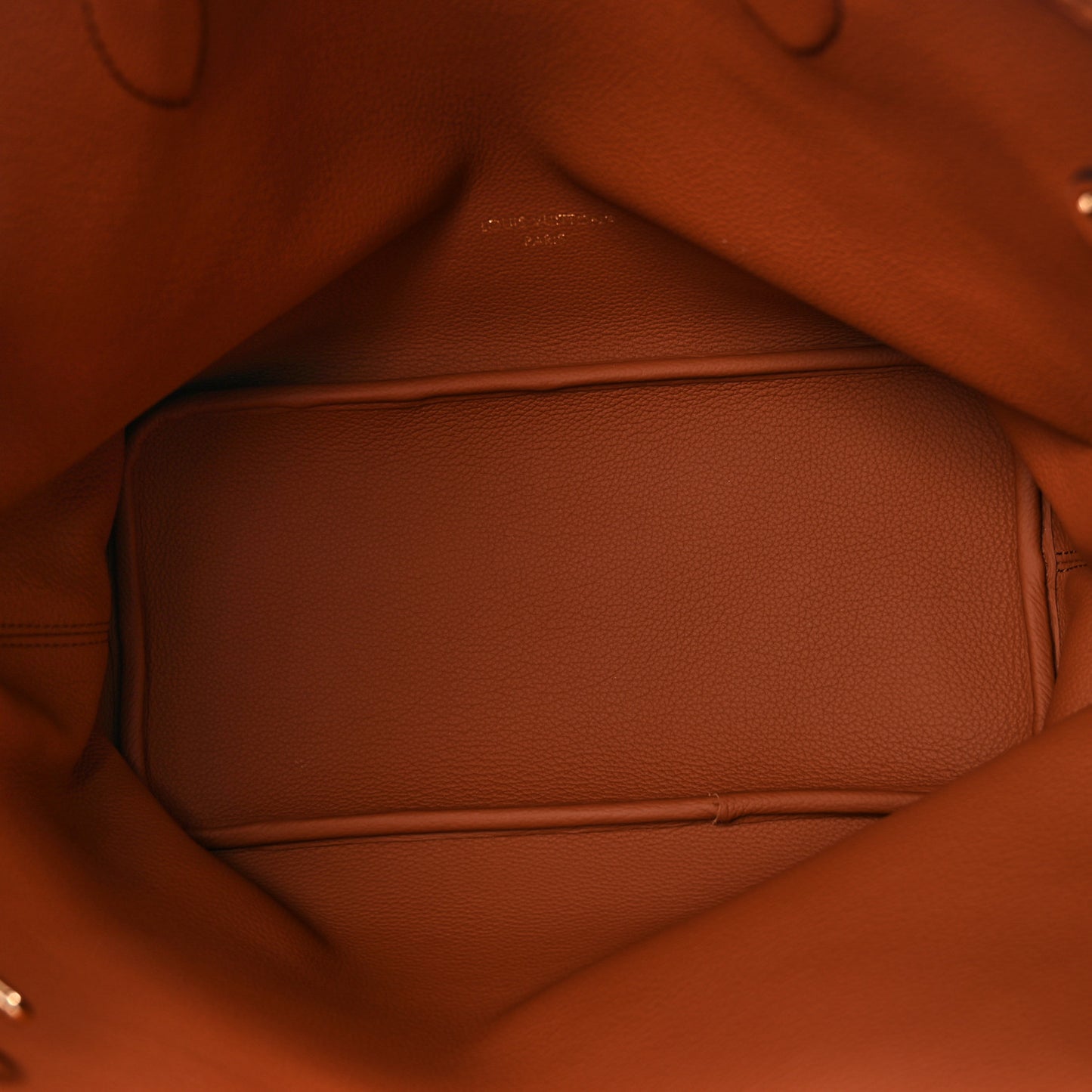 Monogram Calfskin Neo Neverfull Inside Out MM Tan