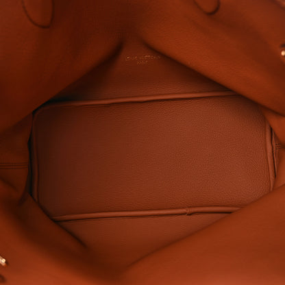 Louis Vuitton Monogram Calfskin Neo Neverfull Inside Out MM Tan 6 of 10