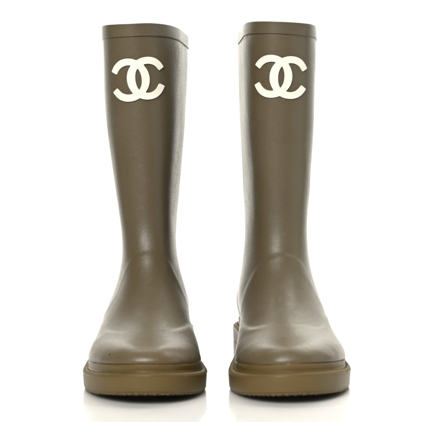 Caoutchouk CC High Boots 35 Dark Beige