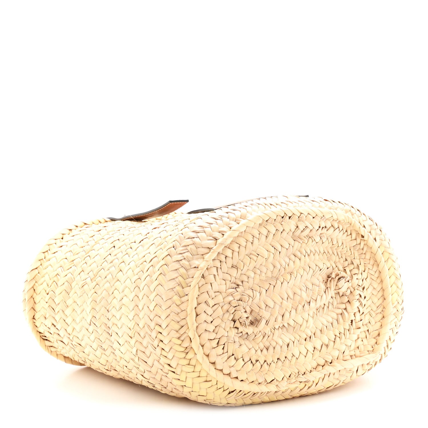 Loewe Raffia Basket Tote Bag Natural Tan 4 of 11