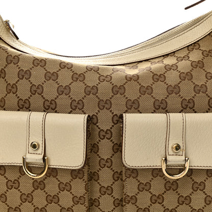 Gucci Monogram Pocket Hobo Off White 8 of 18