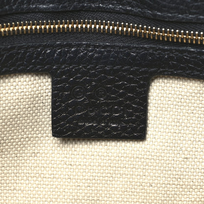 Gucci Pebbled Calfskin Medium Soho Flap Crossbody Black 6 of 10