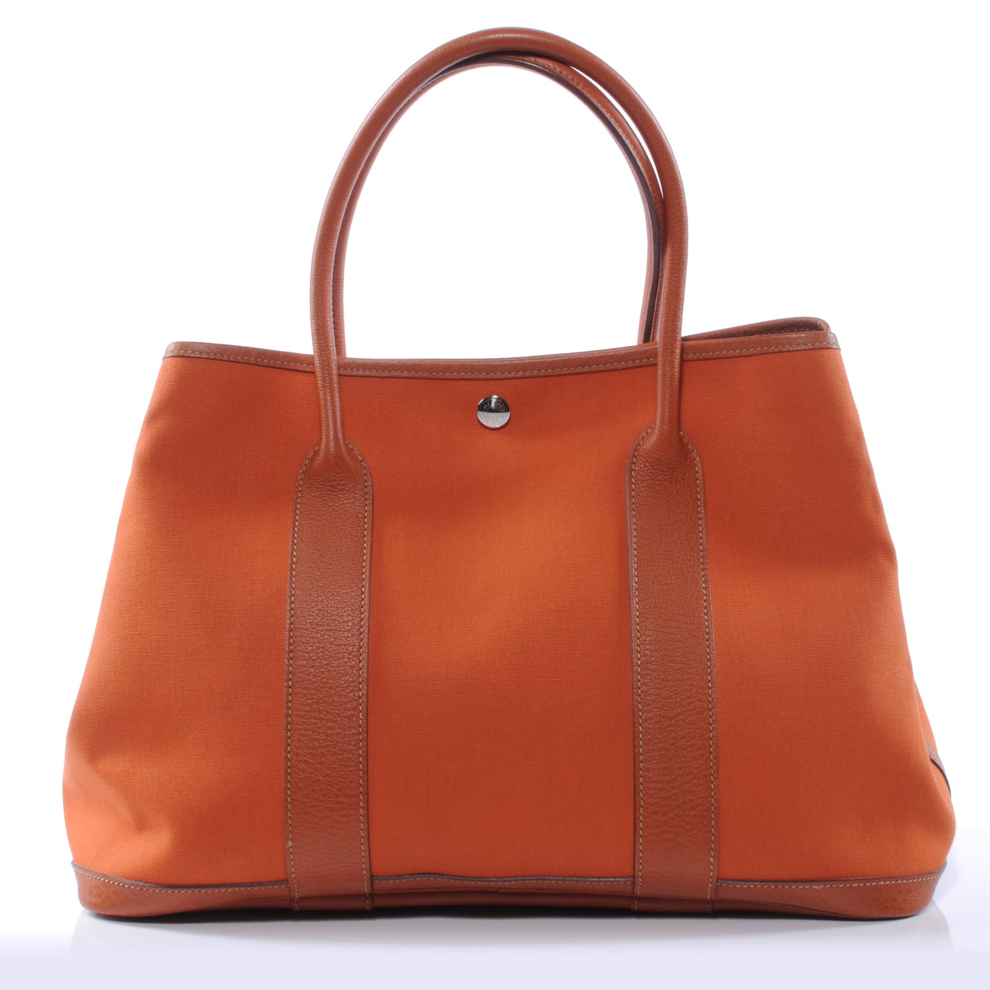 Toile Leather Garden Party PM Orange