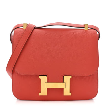 Hermes Epsom Constance 24 Rouge Pivoine 2 of 23