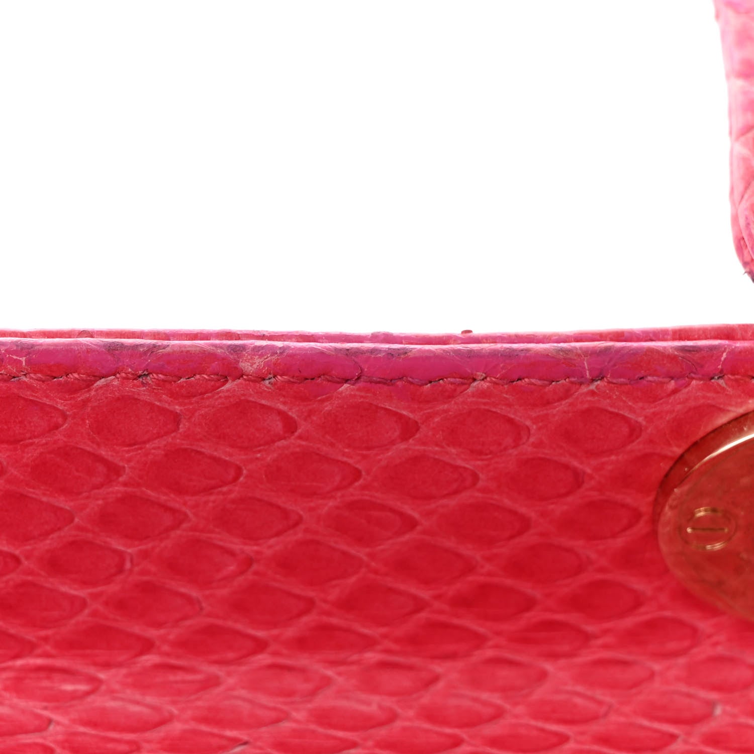 Christian Dior Snakeskin Large Lady Dior Pink 13 of 16