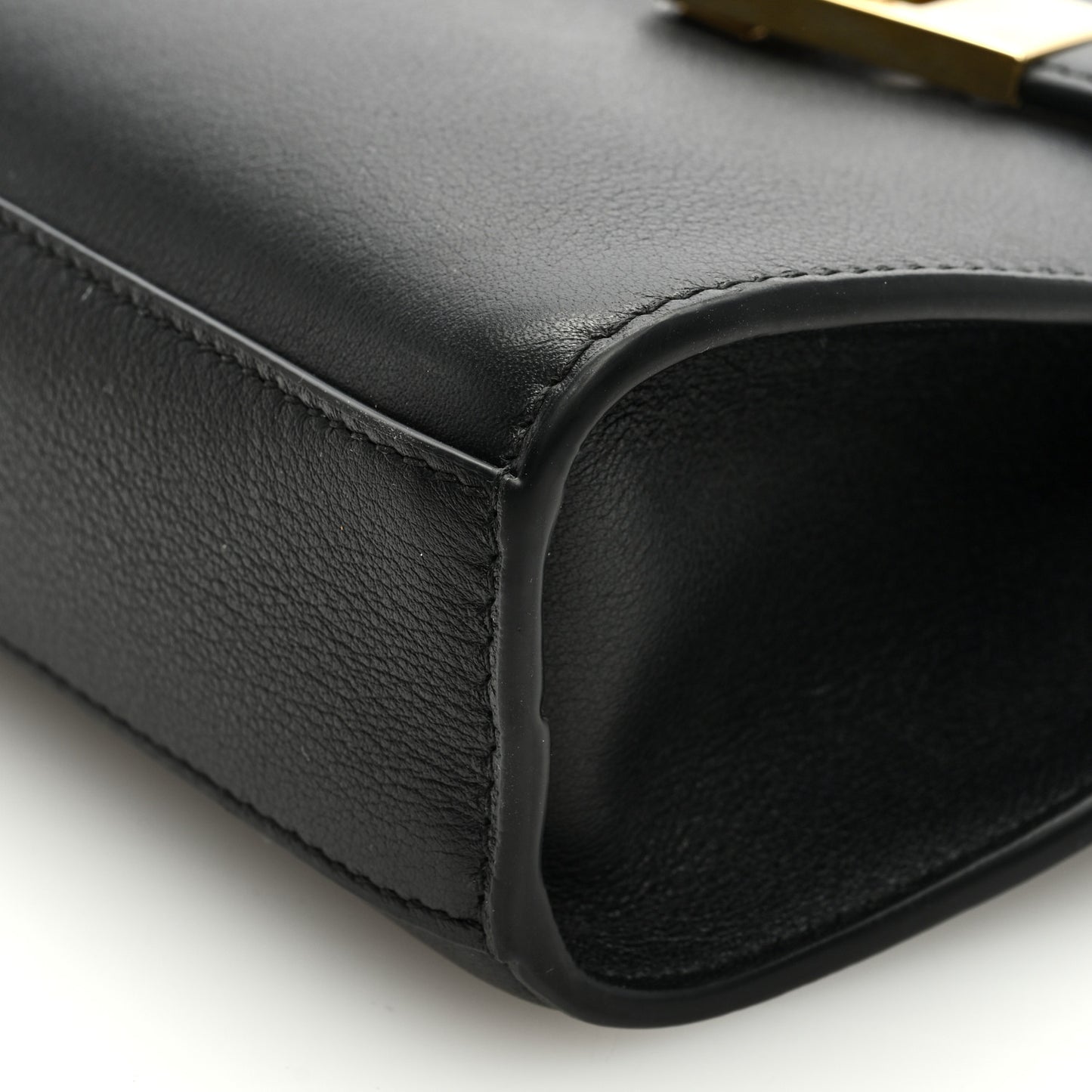 Calfskin Hug Crossbody Bag Black