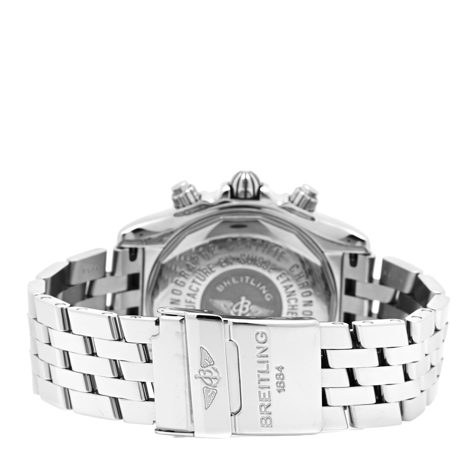 Breitling Stainless Steel 44mm Chronomat Evolution Automatic Chronograph Watch Black A13356 3 of 5