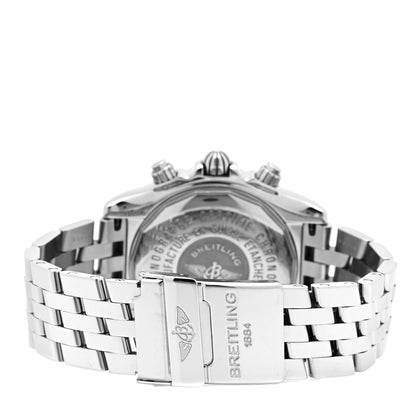 Breitling Stainless Steel 44mm Chronomat Evolution Automatic Chronograph Watch Black A13356 3 of 5