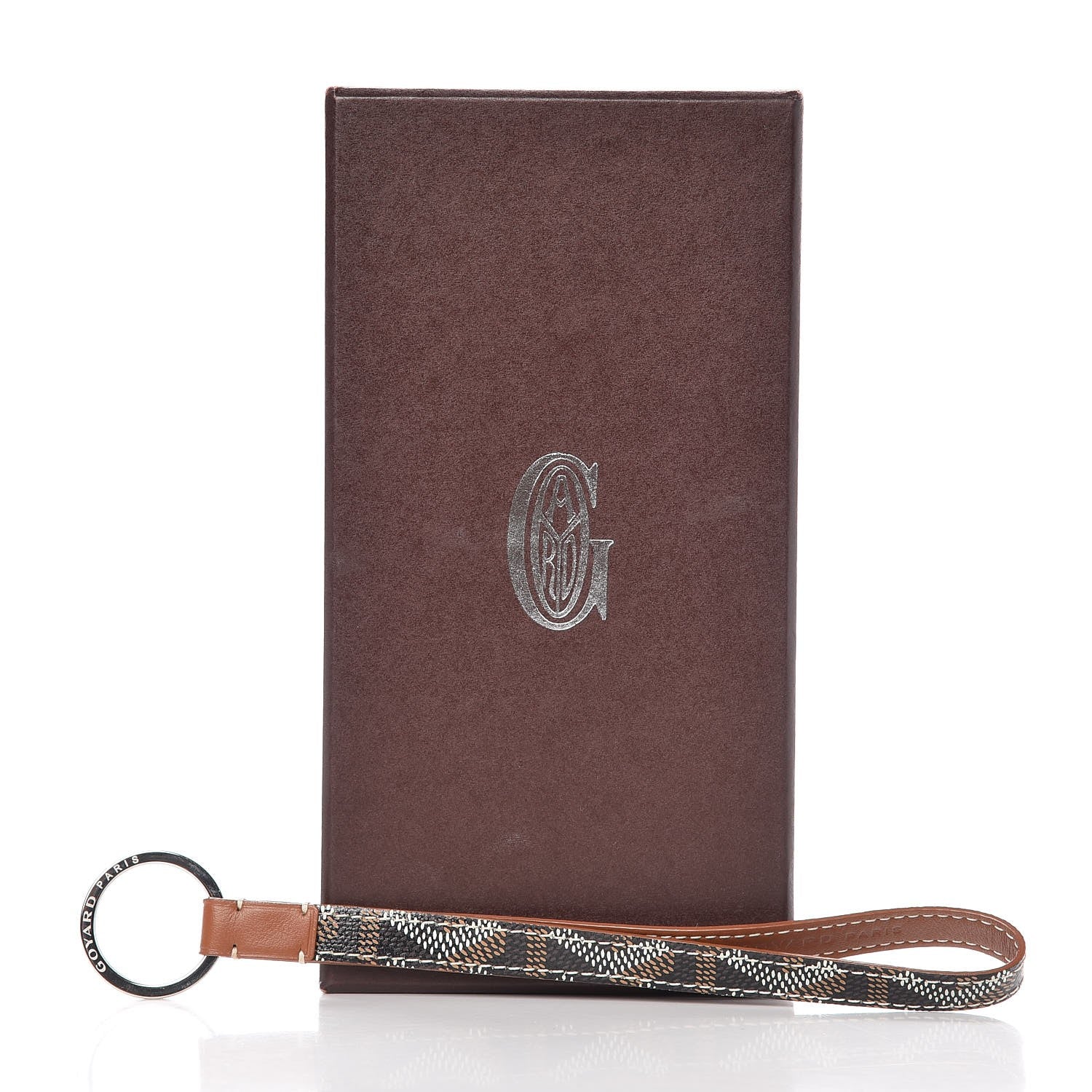 Goyard Goyardine Sesame Key Holder Black Gold 4 of 4