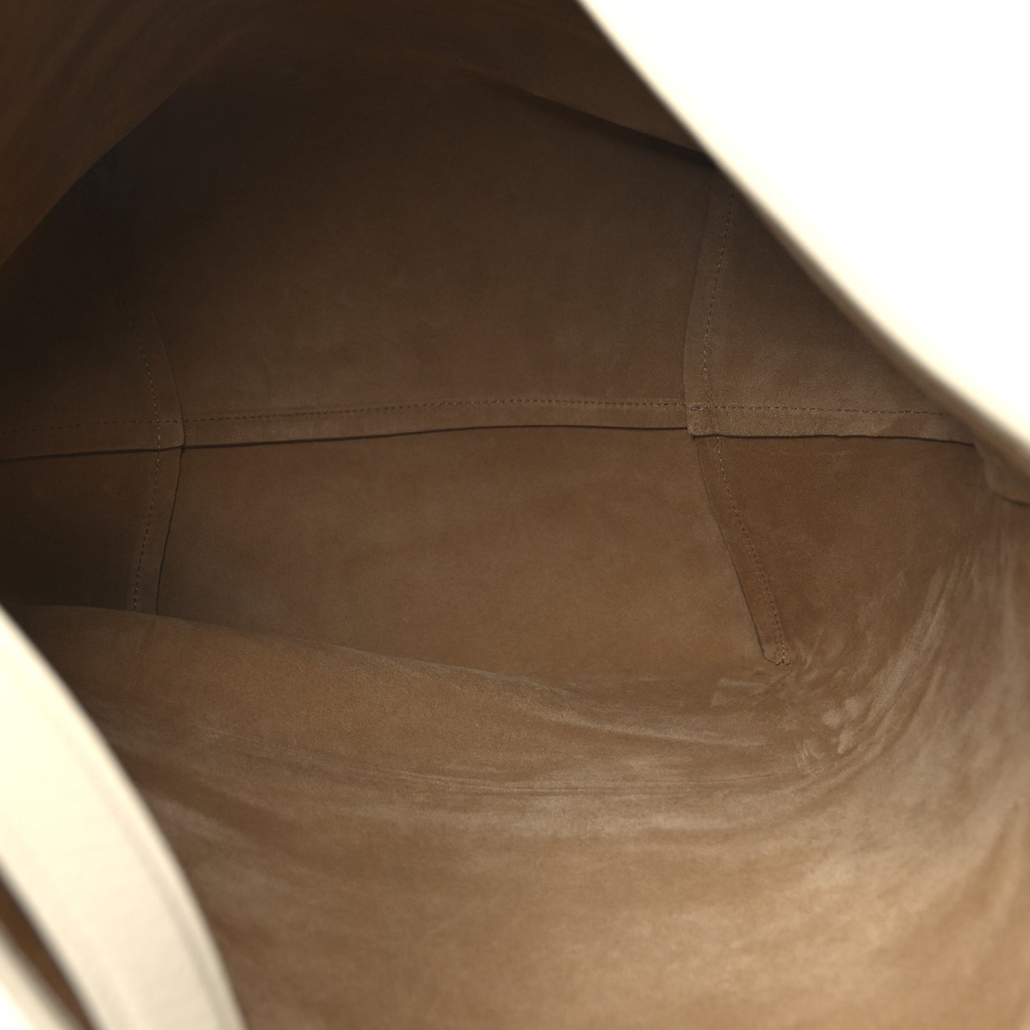 Grained Calfskin Large N/S Park Tote Ivory