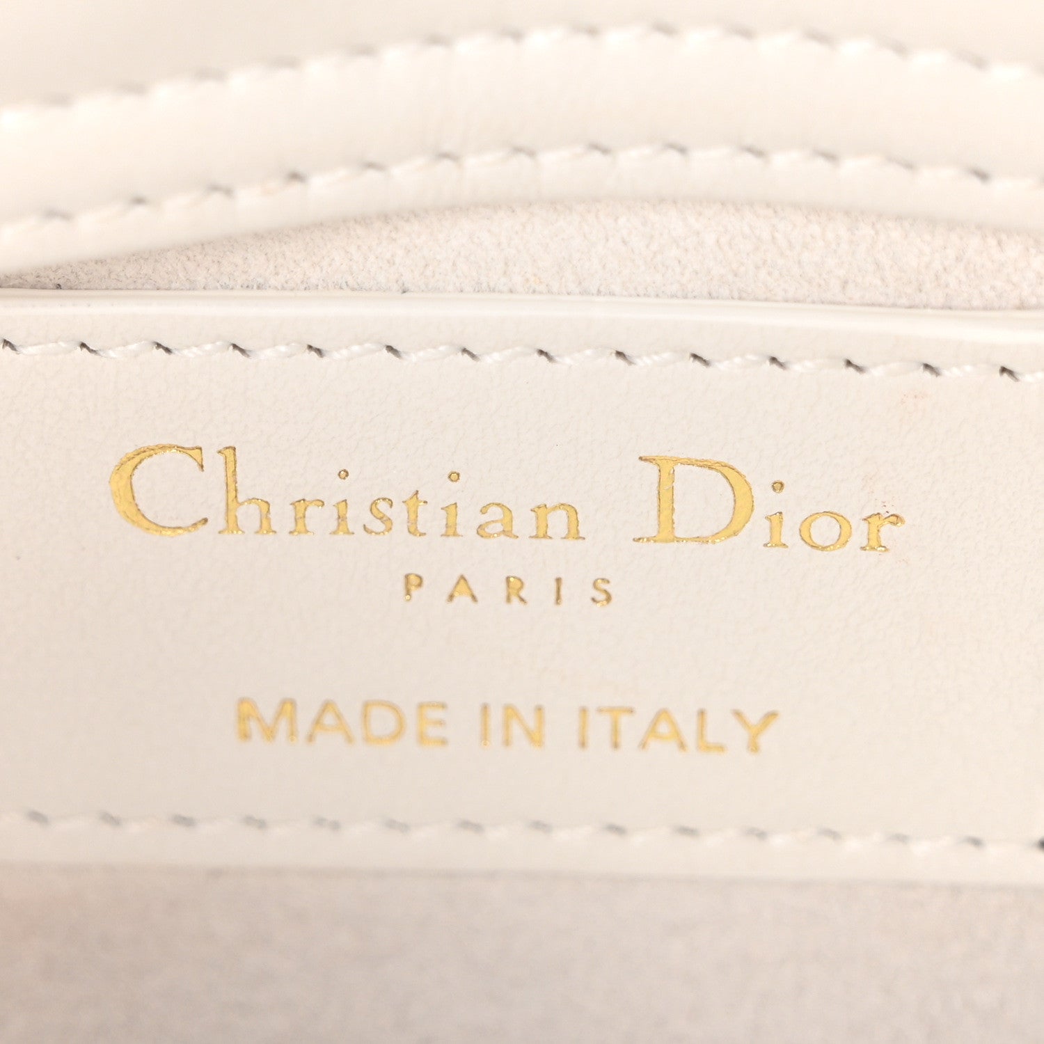 Christian Dior Lambskin Sequin Beaded Embroidered Micro Lady D-Joy White 6 of 10