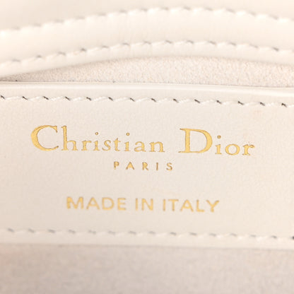 Christian Dior Lambskin Sequin Beaded Embroidered Micro Lady D-Joy White 6 of 10