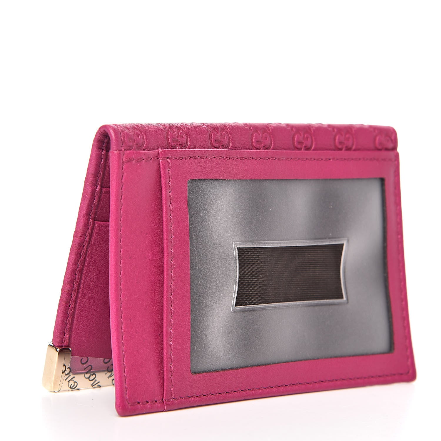 Gucci Microguccissima Train Pass Case Peonia Flower 3 of 8