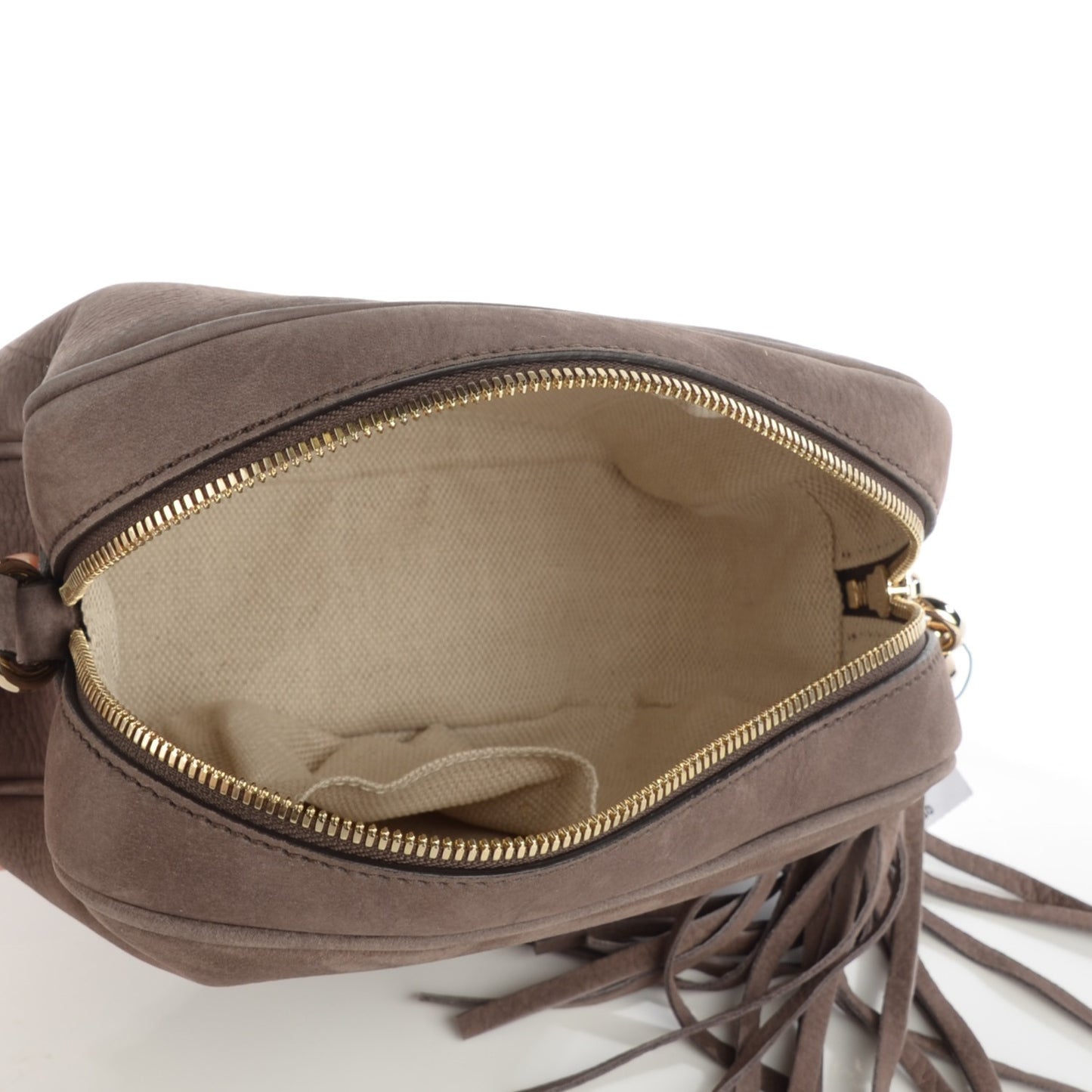 Vitello Range Small Soho Disco Bag Grey Field