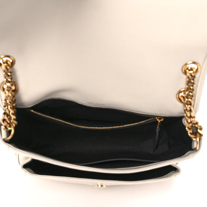 Saint Laurent Lambskin Matelasse Monogram Medium Niki Chain Satchel Nude Powder 5 of 13
