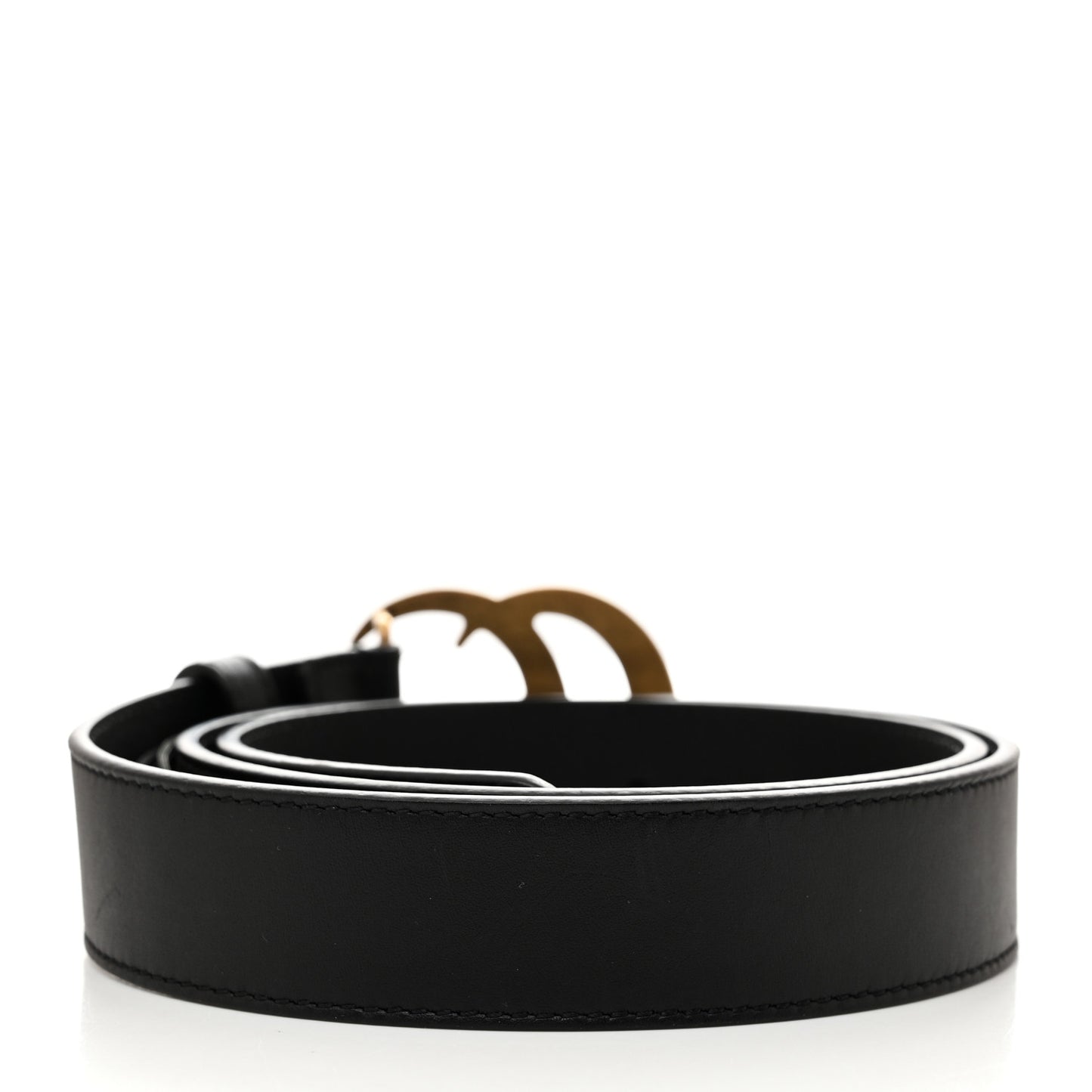 Calfskin Double G 30mm Belt 80 32 Black