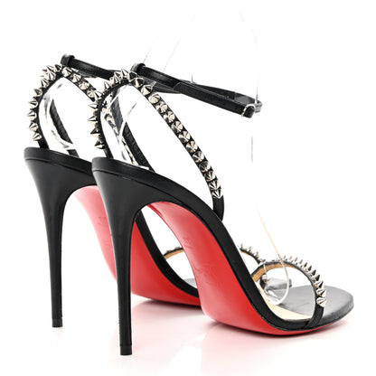 Christian Louboutin Kid Spiked So Me 100 Sandals 38 Black 4 of 12