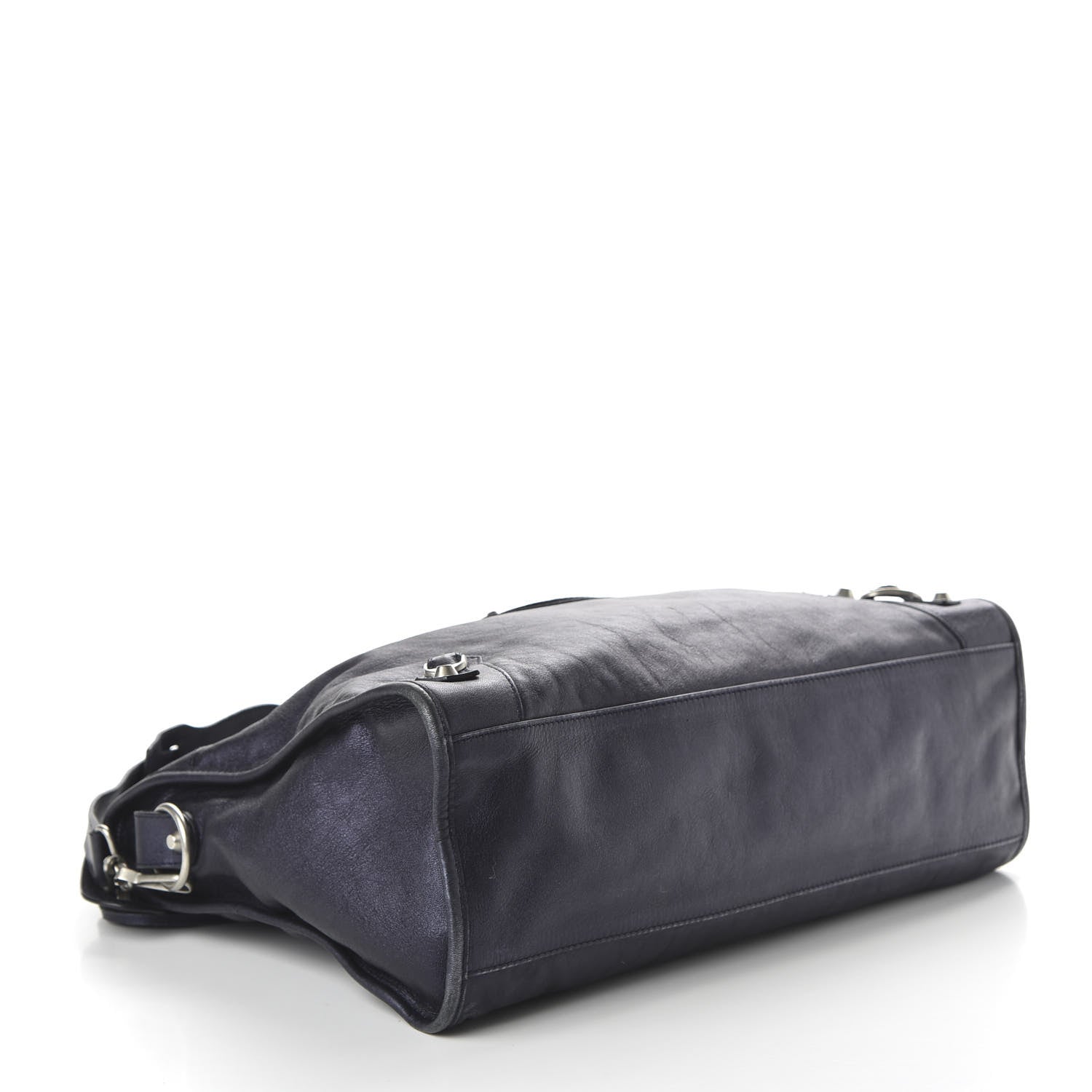 Balenciaga Laminated Agneau Classic Silver Hardware City Maree 4 of 10