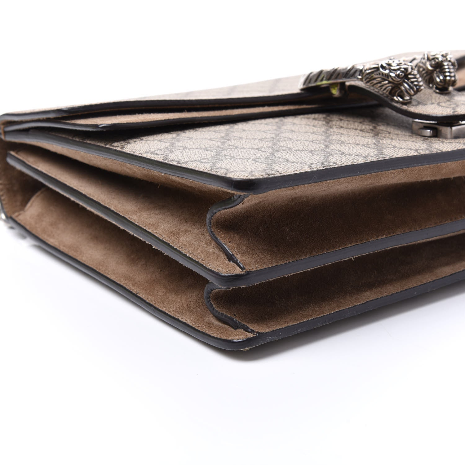 Gucci GG Supreme Monogram Medium Dionysus Shoulder Bag Taupe 5 of 8