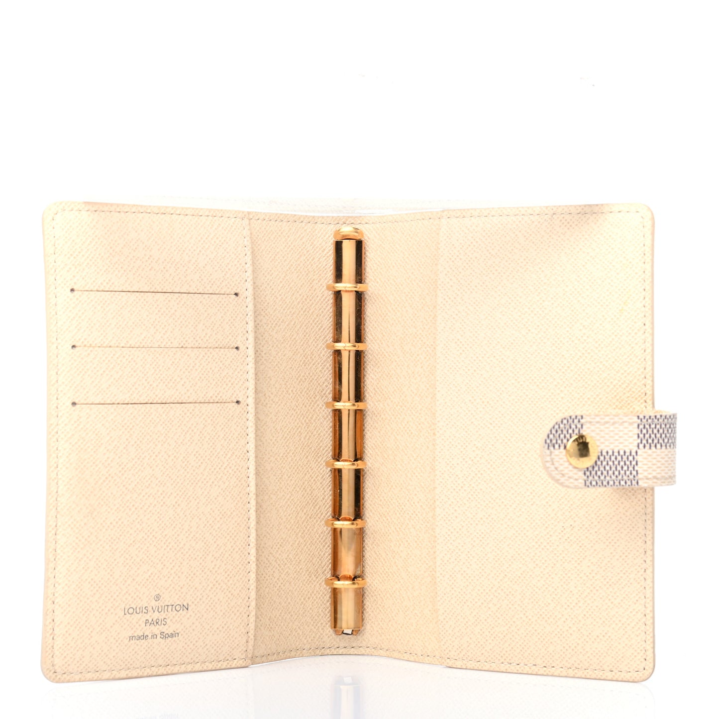 Damier Azur Small Ring Agenda Cover