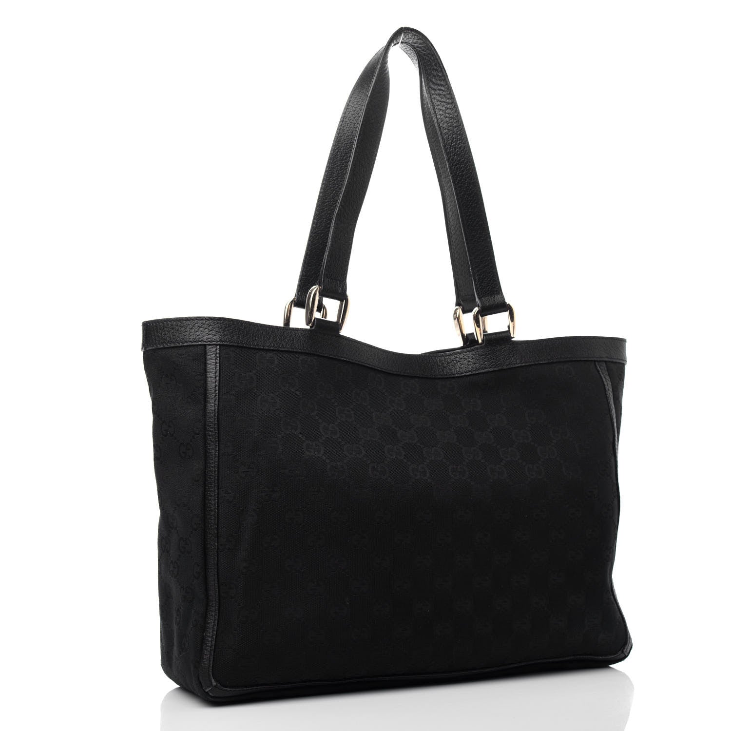 Gucci Monogram Abbey D Ring Tote Black 3 of 11