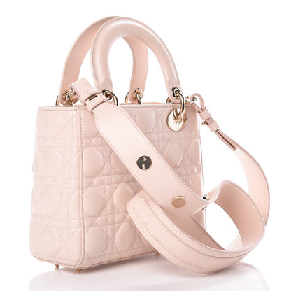 Christian Dior Lambskin Cannage Small Lucky Badges My Lady Dior Pink 3 of 25