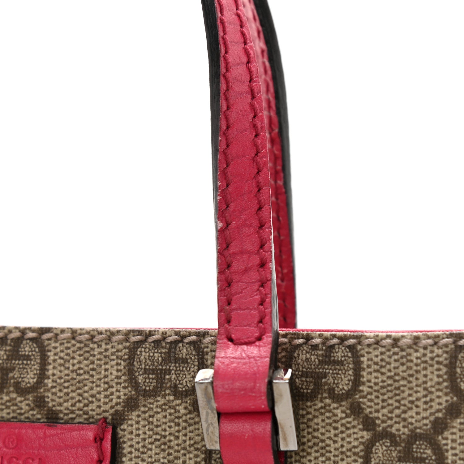 Gucci GG Supreme Monogram Mini Vertical Tote Pink 12 of 13
